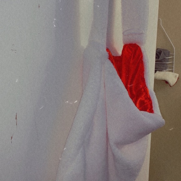 White Fluffy big tote bag - Picture 3 of 7